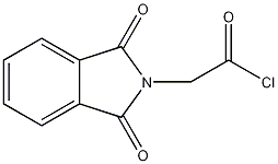 N-邻苯二甲酰甘氨酰氯结构式