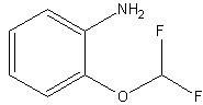 2-(二氟甲氧基)苯胺结构式