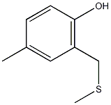4-甲基-2-[(甲硫基)甲基]苯酚结构式