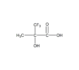 (R)-3,3,3-三氟-2-羟基-2-甲基丙酸结构式