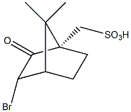 (+)-3-溴樟脑-10-磺酸水合物结构式