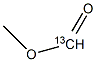 甲酸甲酯-13C结构式