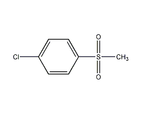 4-氯苯基甲砜结构式