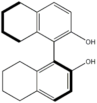 (S)-(-)-5,5',6,6',7,7',8,8'-八氢-1,1'-联-2-萘酚结构式