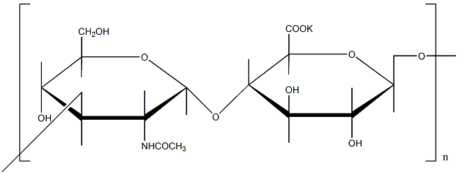透明质酸钾,从鸡冠花所得结构式