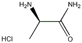 D-丙氨酰胺盐酸盐结构式