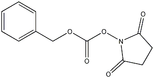 N-(苄氧羰基氧基)琥珀亚胺结构式