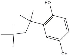 2-(1,1,3,3-四甲基丁基)对苯二酚结构式