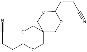 3,9-双(3-氰基乙基)-2,4,8,10-四氧杂螺[5.5]十一烷结构式