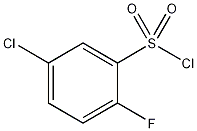5-氯-2-氟苯磺酰基氯结构式