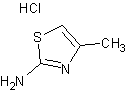 2-氨基-4-甲基噻唑盐酸盐结构式