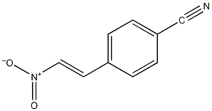 反式-4-(2-硝基乙烯基)苄腈结构式