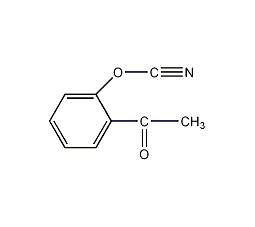 Cyanic acid, 2-acetylphenyl ester