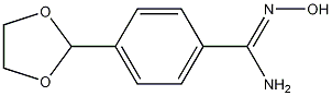 4-(1,3-二氧戊环-2-基)苄胺肟结构式