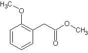 2-甲氧基苯乙酸甲酯结构式