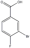3-溴-4-氟苯甲酸结构式