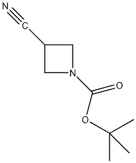 1-Boc-3-氰基氮杂环丁烷结构式