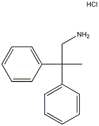 2,2-联苯基丙基胺盐酸盐结构式