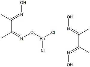 Dichloro(dimethylglyoximato)(dimethylglyoxime)rhodium(III)