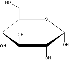 5-硫-D-葡萄糖结构式