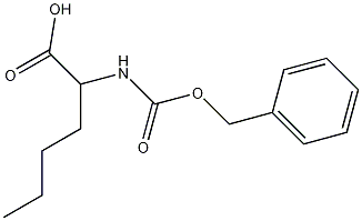 N-苄氧羰基-DL-亮氨酸结构式