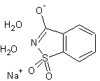 邻苯甲硫酰亚胺钠盐水合物结构式