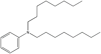 N,N-二-正辛基苯胺结构式