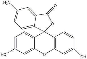 4-氨基荧光素结构式