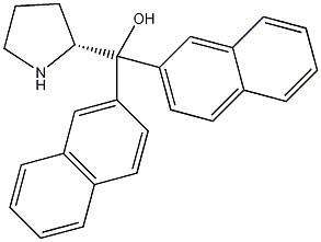 (R)-二-2-萘基脯氨醇结构式