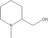1-甲基哌啶-2-甲醇结构式