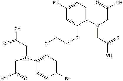 5,5'-二溴-BAPTA结构式
