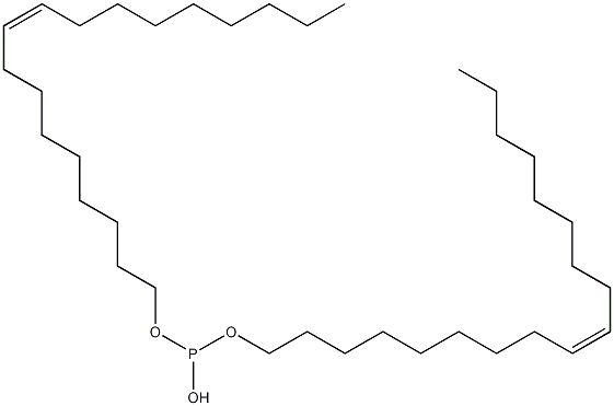 二[(Z)-9-十八烯基]亚磷酸酯结构式