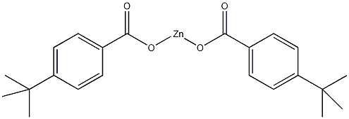 p-t-丁基苯甲酸锌结构式