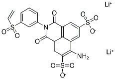 Dilithium 4-amino-N-[3-(vinylsulfonyl)phenyl]naphthalimide-3,6-disulfonate