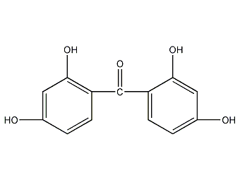 2,2',4,4'-四羟基苯并苯酮结构式