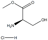 D-丝氨酸甲酯盐酸盐结构式