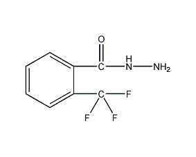 2-(三氟甲基)苯甲酸酰肼结构式
