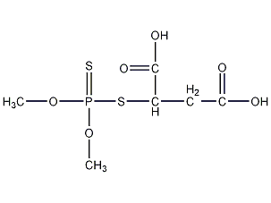 马拉硫磷二羧酸结构式