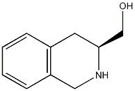 (S)-(-)-1,2,3,4-四氢-3-异喹啉甲醇结构式