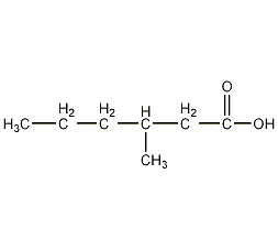 3-甲基己酸结构式