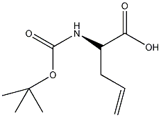 叔丁氧羰基-D-烯丙基甘氨酸结构式