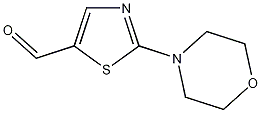2-(4-吗啉)噻唑-5-甲醛结构式