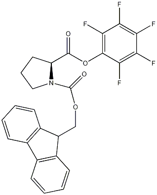 芴甲氧羰基-L-脯氨酸五氟苯酯结构式