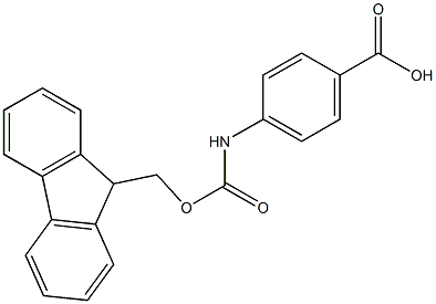 FMOC-4-氨基苯甲酸结构式