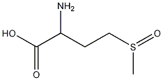 DL-蛋氨酸亚砜结构式