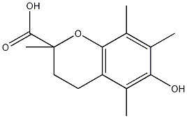 6-羟基-2,5,7,8-四甲基色满-2-羧酸结构式