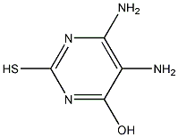 4,5-二氨基-6-羟基-2-巯基嘧啶结构式