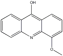 9-羟基-4-甲氧基吖啶结构式