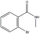 N-甲基-2-溴苯甲酰胺结构式