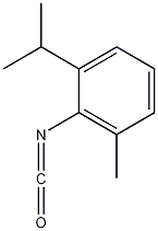 2-异丙基-6-甲基苯基异氰酸酯结构式